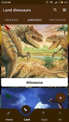 Encyclopedia of Dinosaurs android App screenshot 0