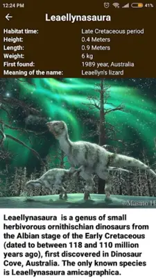 Encyclopedia of Dinosaurs android App screenshot 4